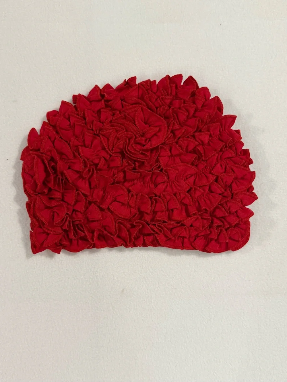 Lemon Loves Layette Red Ruffled Baby Cap NWT - 18 - 24 month